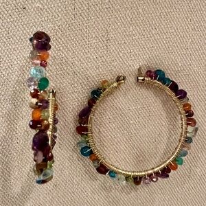 Multi-Colored Gemstone Earrings